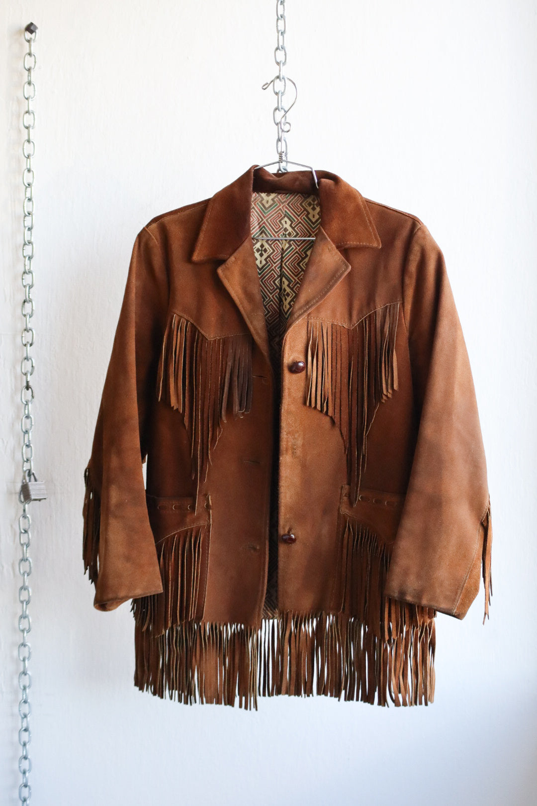 Pioneer Wear　レッド　スエード　フリンジ　ジャケット Vintage Pioneer Wear Jacket | Sparklie Bunny