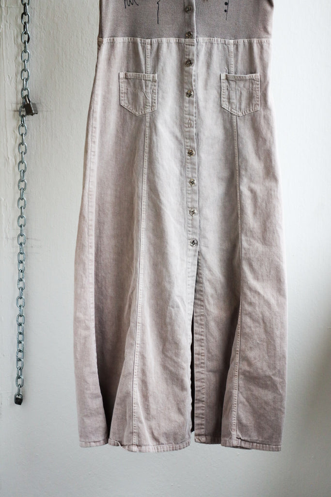 Vintage Golden Star Dress