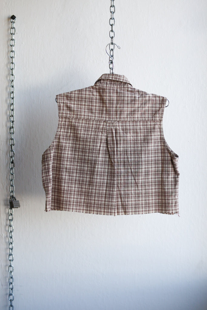 Vintage Plaid Crop