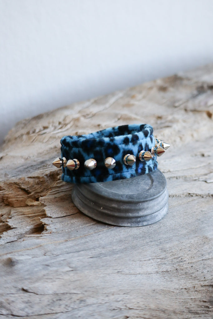 Blue Cheetah Bracelet