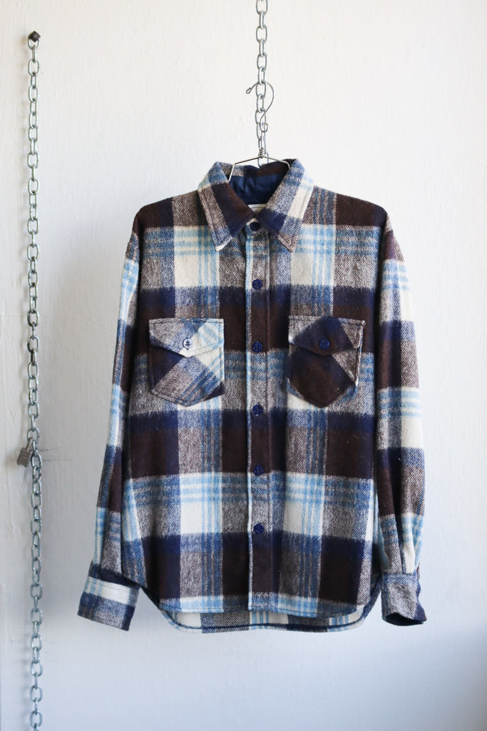 Vintage Country Wood Flannel