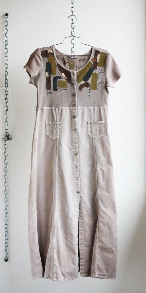Vintage Golden Star Dress