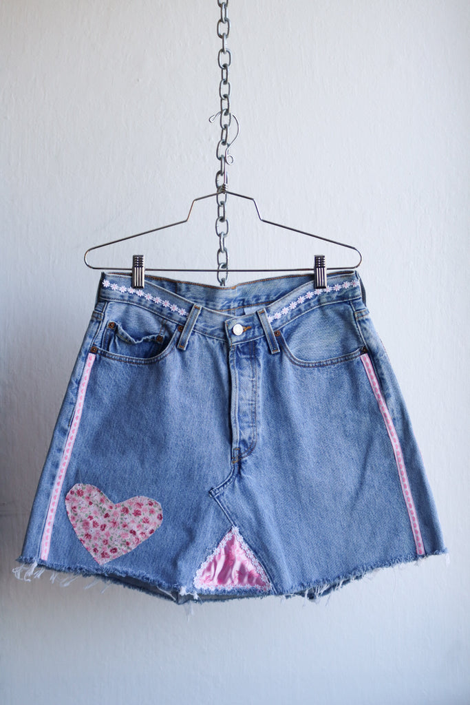 Vintage Denim Skirt