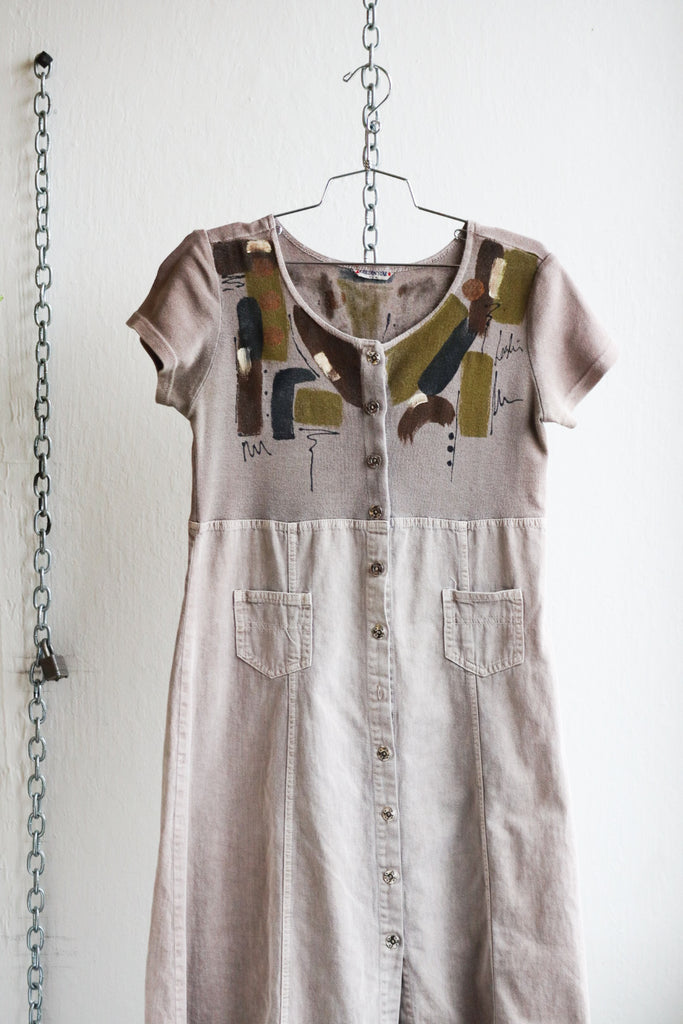 Vintage Golden Star Dress