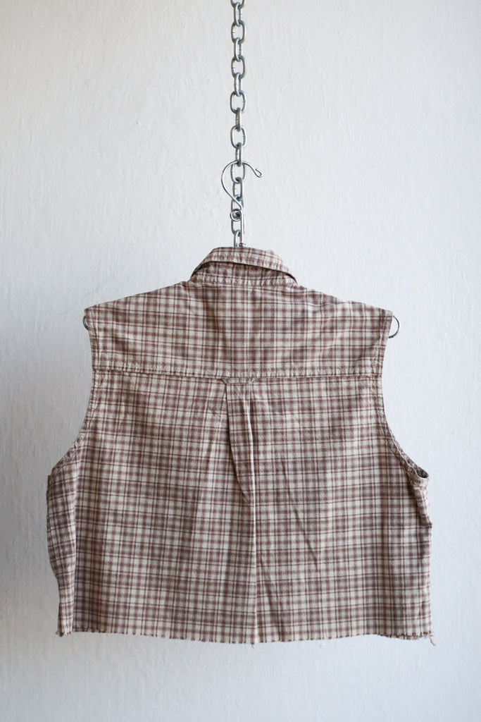 Vintage Plaid Crop