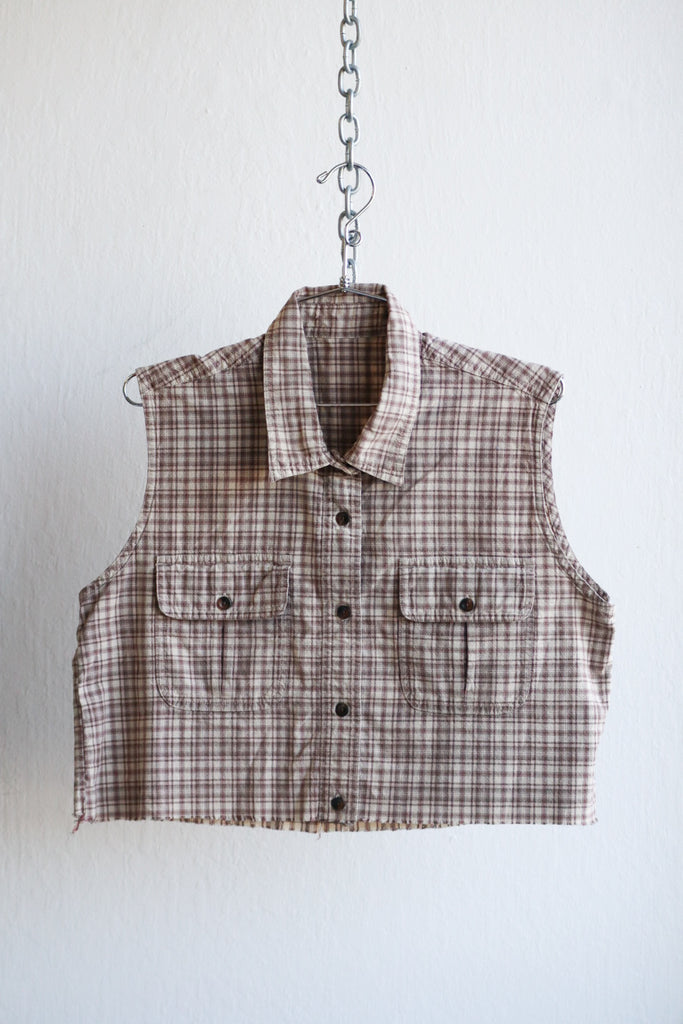 Vintage Plaid Crop