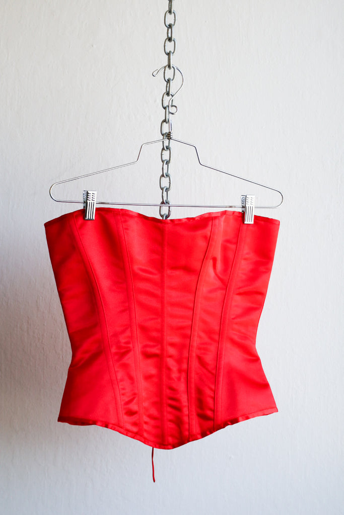 Vintage Red Corset