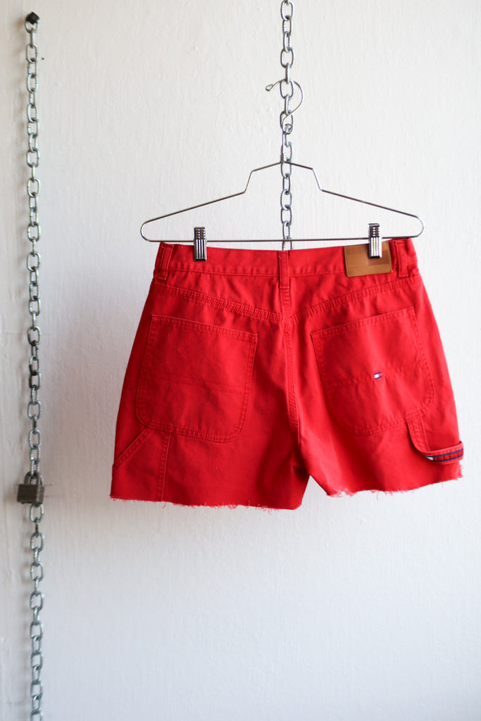 Vintage Red Tommy Hilfiger Shorts 28"