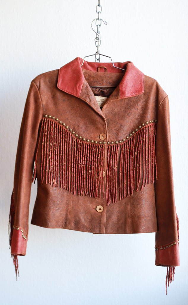 Vintage Leather Scully Jacket