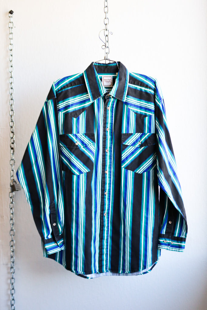 Vintage Western Plains Trading Co. Button Up